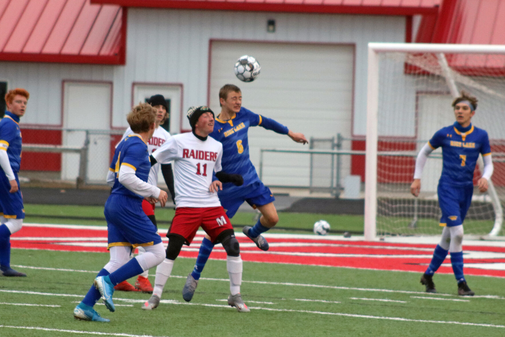 Rice Lake boys soccer Division 2 sectionals vs. Medford 10-31-20